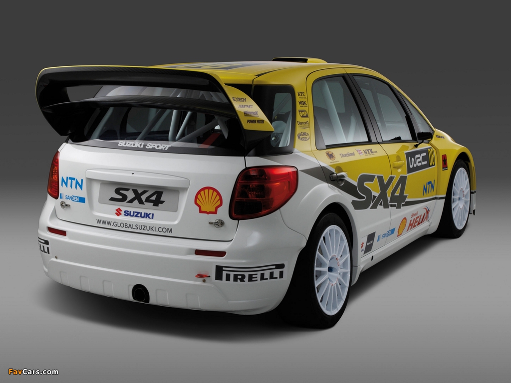 Suzuki SX4 WRC 2008 wallpapers (1024 x 768)