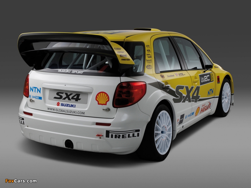 Suzuki SX4 WRC 2008 wallpapers (800 x 600)