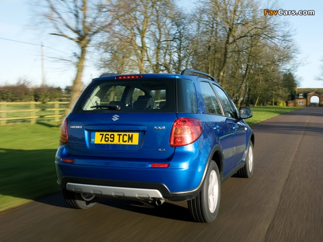 Suzuki SX4 UK-spec 2010 wallpapers (640 x 480)