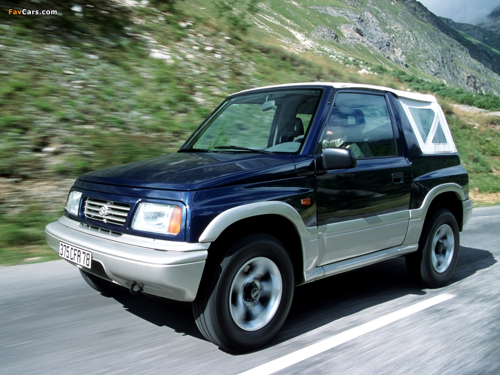 Suzuki Vitara Canvas Top 1989–98 wallpapers (1024 x 768)