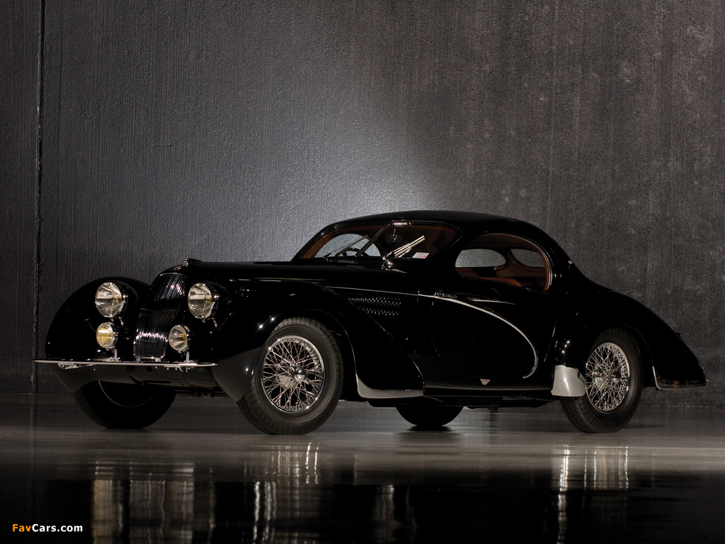 Talbot-Lago T150 C Teardrop Coupe by Figoni & Falaschi 1938 pictures (1024 x 768)