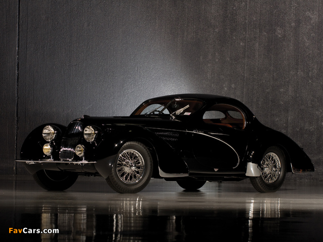 Talbot-Lago T150 C Teardrop Coupe by Figoni & Falaschi 1938 pictures (640 x 480)