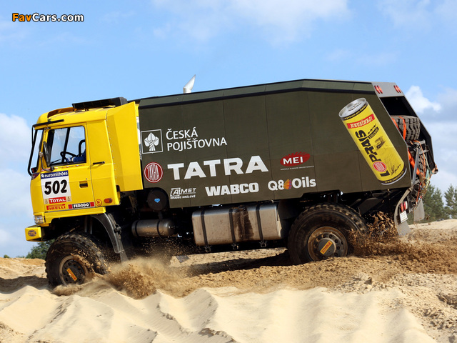 Tatra T815 4x4 Rally Truck 2007–08 wallpapers (640 x 480)
