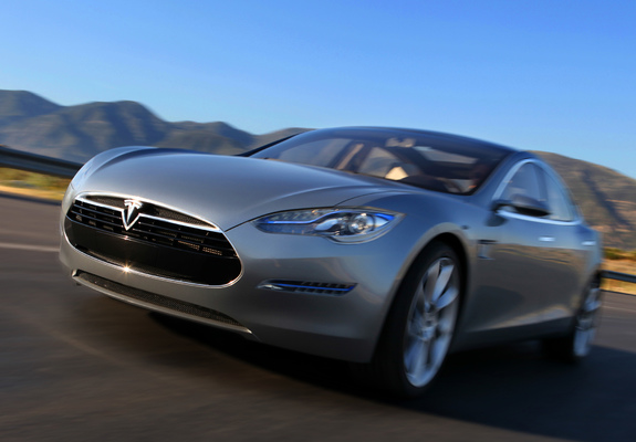 Pictures of Tesla Model S Concept 2009