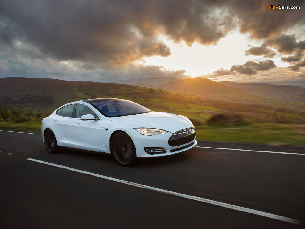 Pictures of Tesla Model S P85+ UK-spec 2014 (1024 x 768)