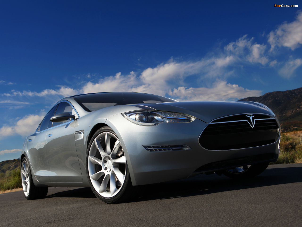 Tesla Model S Concept 2009 photos (1280 x 960)