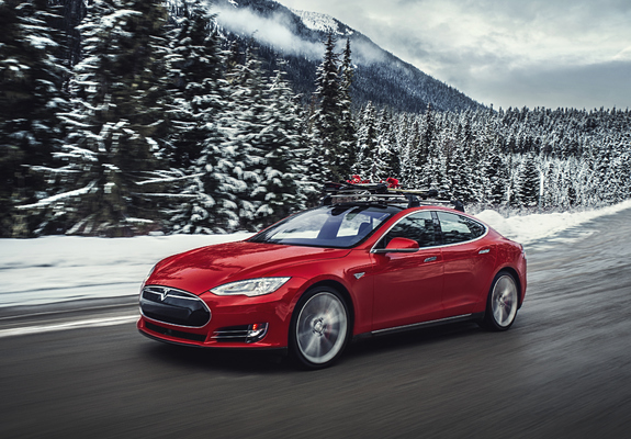 Tesla Model S P85D 2014 images