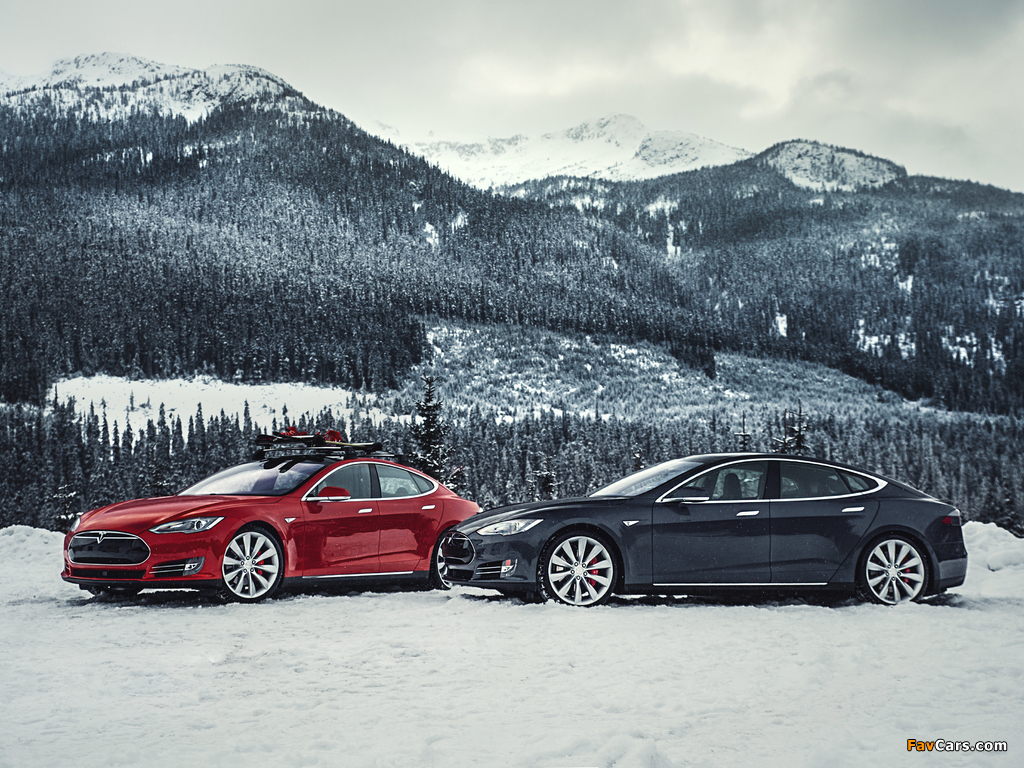 Tesla Model S P85D 2014 photos (1024 x 768)