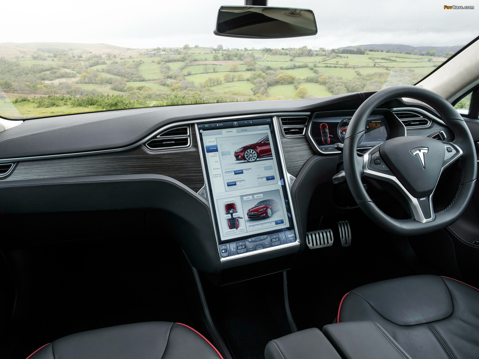 Tesla Model S P85+ UK-spec 2014 pictures (1600 x 1200)