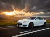 Tesla Model S P85+ UK-spec 2014 pictures