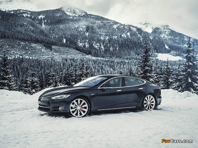 Tesla Model S P85D 2014 pictures (640 x 480)