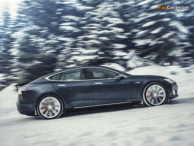 Tesla Model S P85D 2014 pictures (640 x 480)