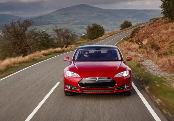 Tesla Model S P85+ UK-spec 2014 wallpapers