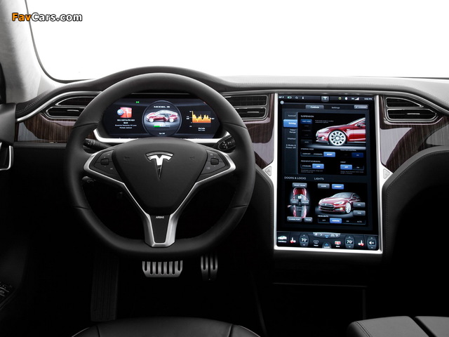 Tesla Model S 2012 wallpapers (640 x 480)