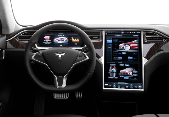 Tesla Model S 2012 wallpapers