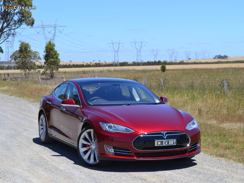 Tesla Model S P85 AU-spec 2014 wallpapers (800 x 600)