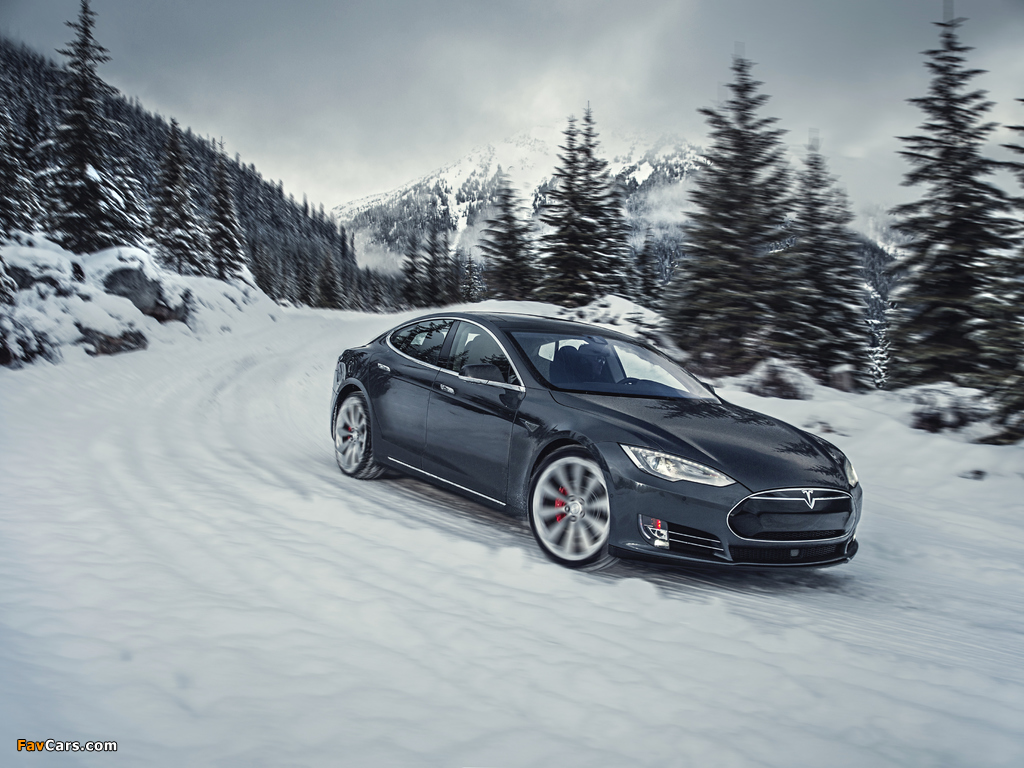 Tesla Model S P85D 2014 wallpapers (1024 x 768)