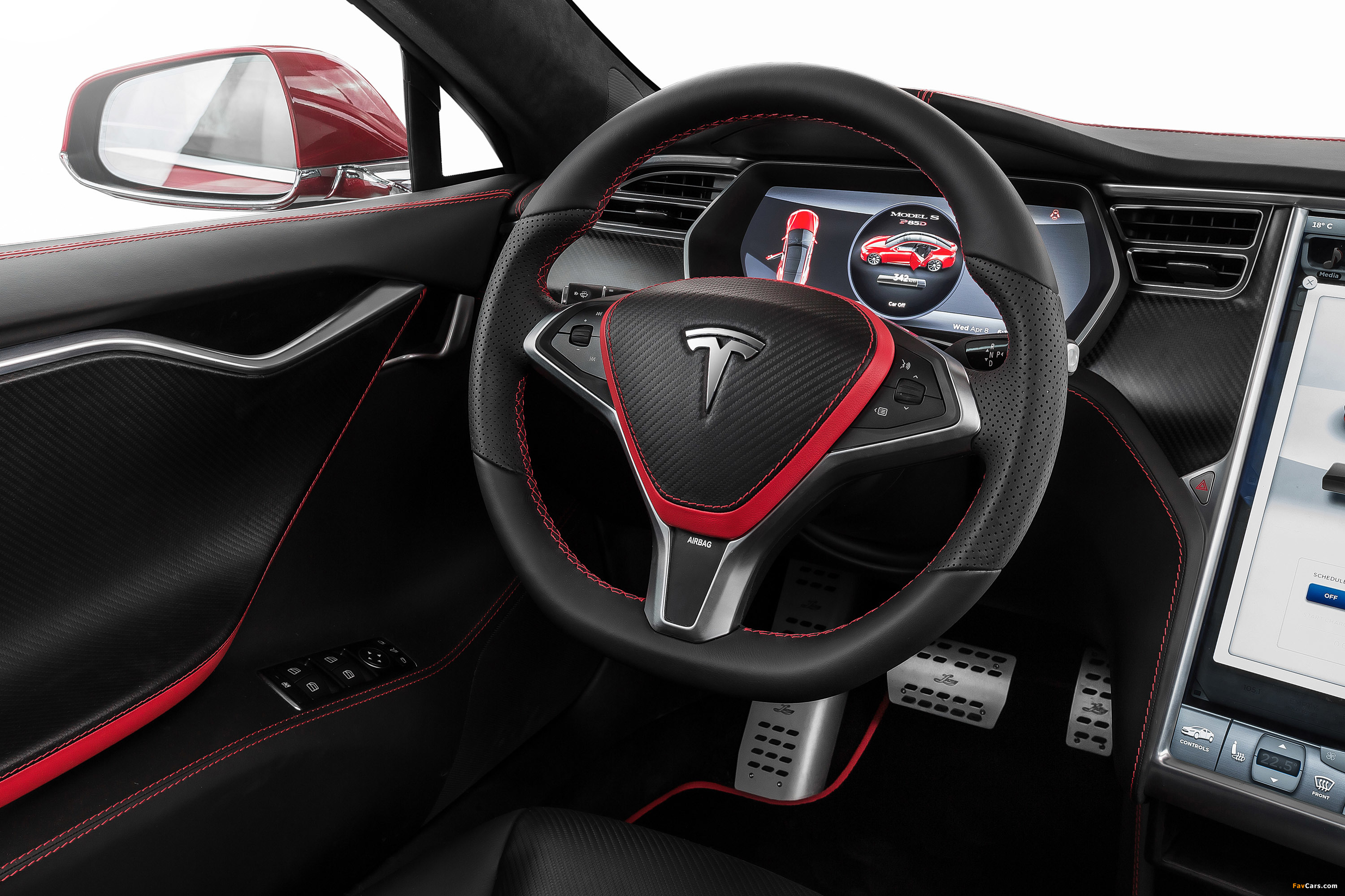 Larte Design Tesla Model S Elizabeta 2015 wallpapers (3000 x 2000)