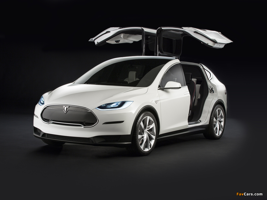 Images of Tesla Model X Prototype 2012 (1024 x 768)