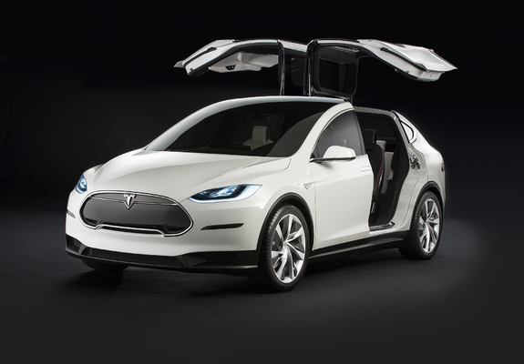 Images of Tesla Model X Prototype 2012