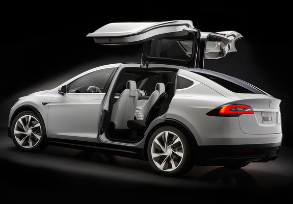Photos of Tesla Model X Prototype 2012
