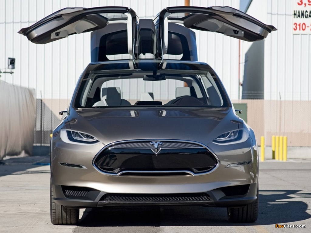 Tesla Model X Prototype 2012 images (1024 x 768)