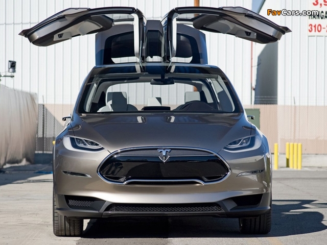 Tesla Model X Prototype 2012 images (640 x 480)