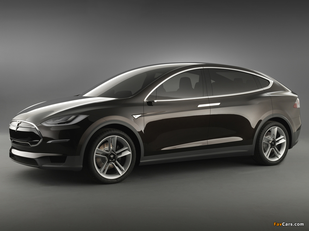 Tesla Model X Prototype 2012 photos (1024 x 768)