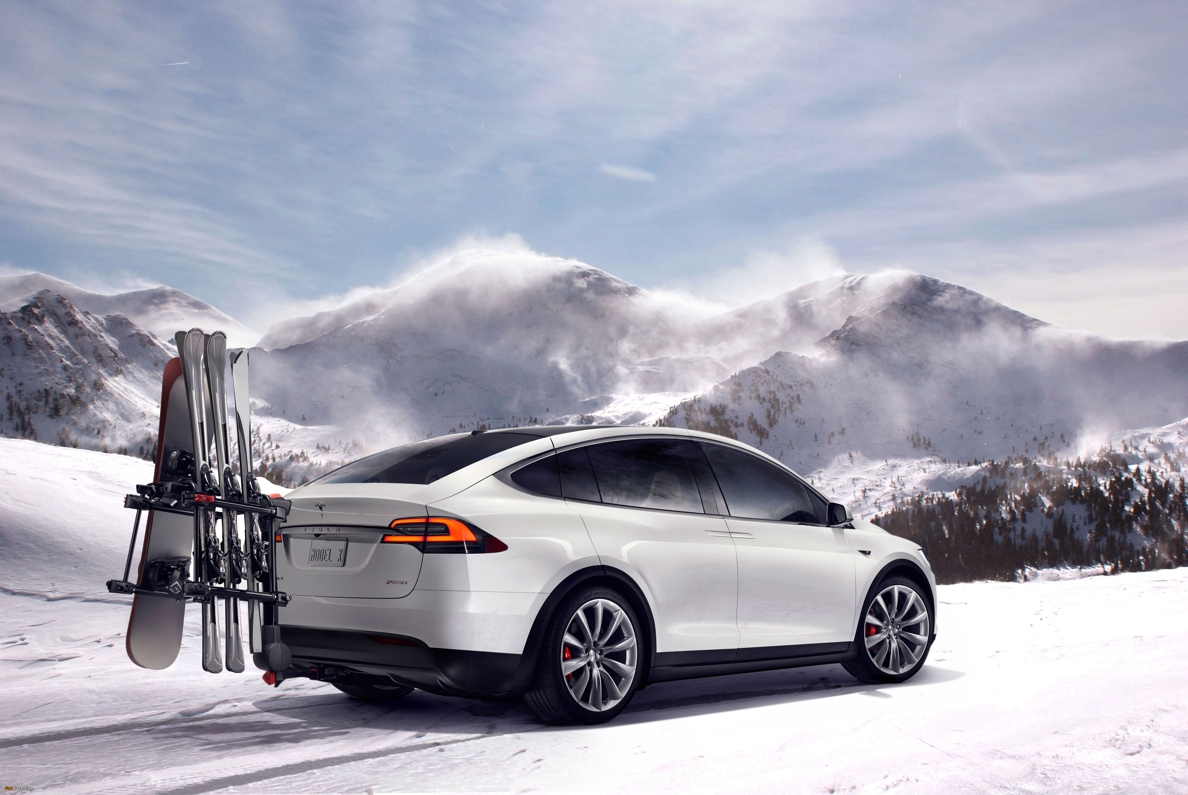 Tesla Model X P90D 2015 wallpapers (4096 x 2741)