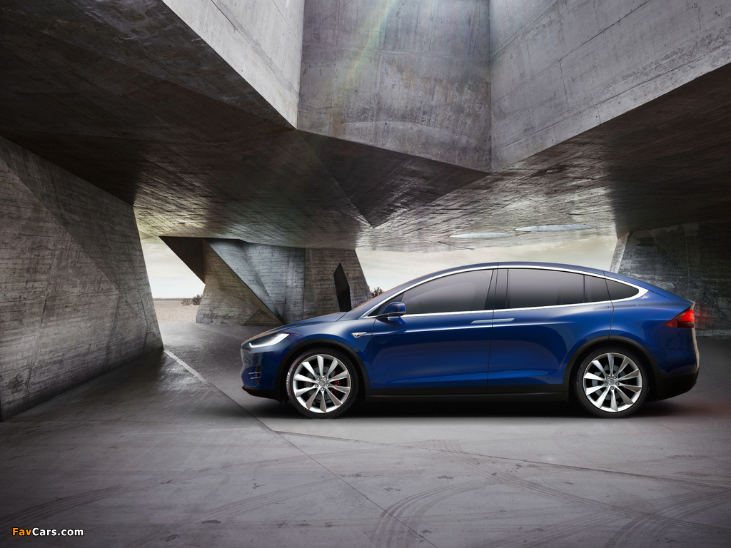 Tesla Model X P90D 2015 wallpapers (1024 x 768)