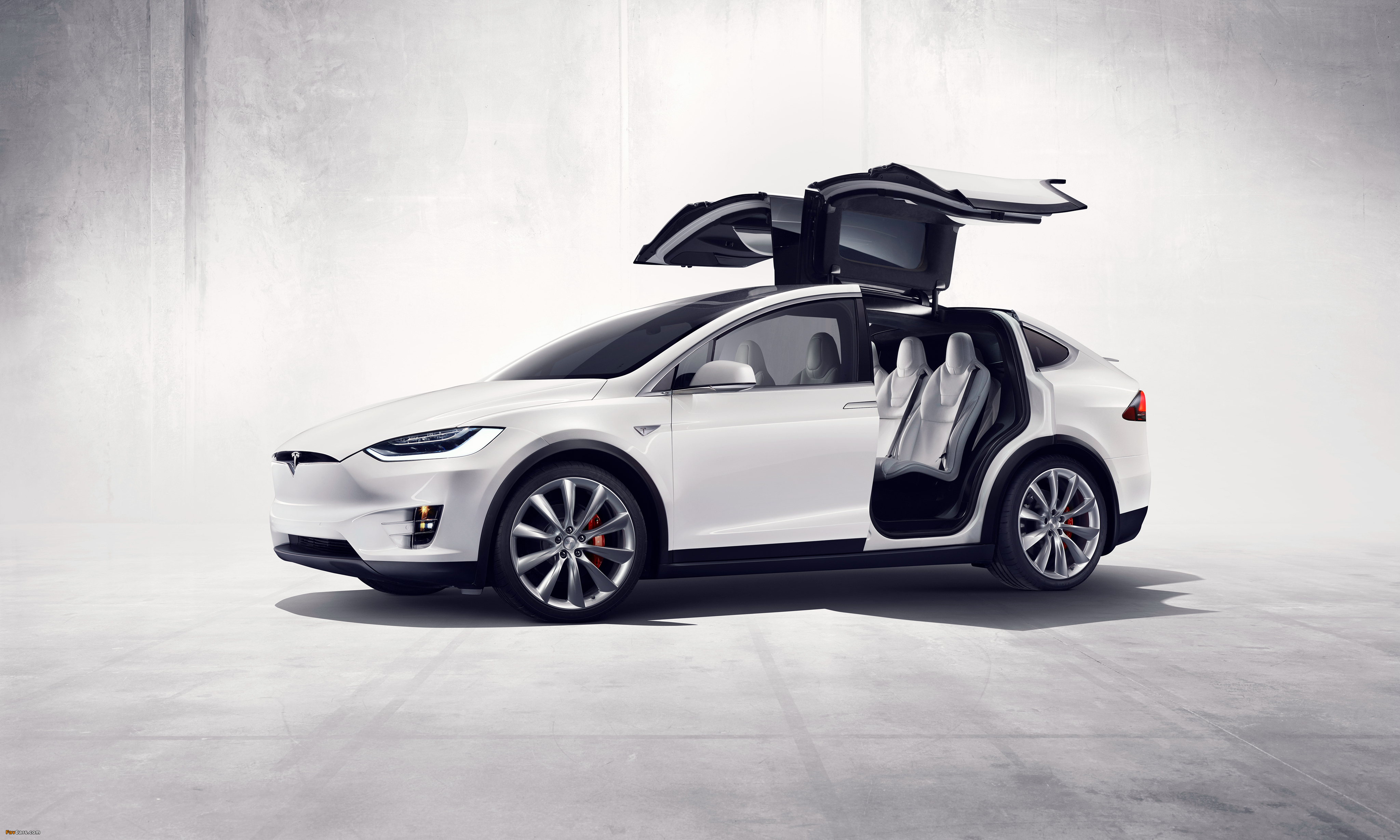 Tesla Model X P90D 2015 wallpapers (4096 x 2458)