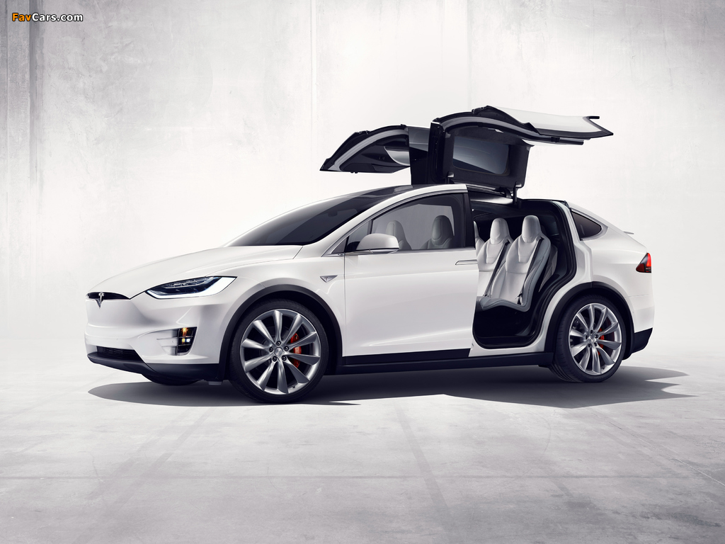 Tesla Model X P90D 2015 wallpapers (1024 x 768)