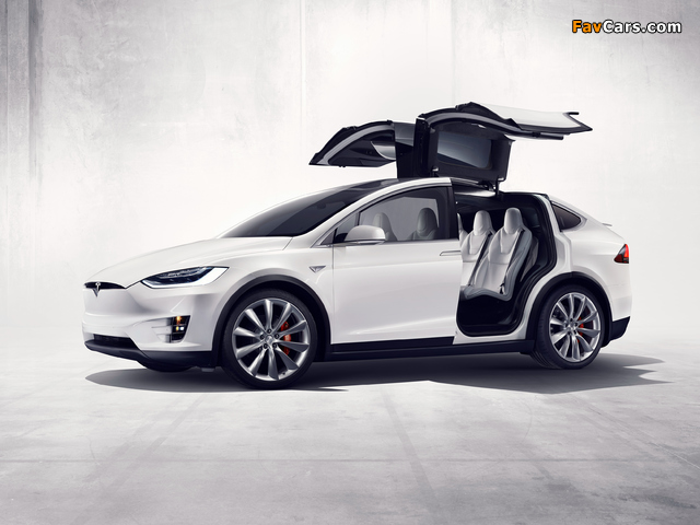 Tesla Model X P90D 2015 wallpapers (640 x 480)