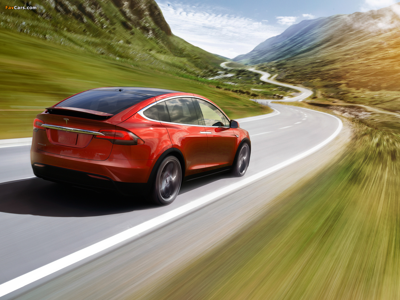 Tesla Model X P90D 2015 wallpapers (1280 x 960)