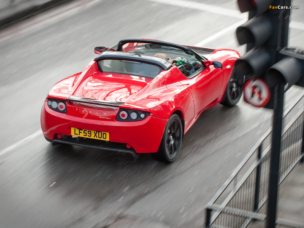 Images of Tesla Roadster Sport UK-spec 2009–10 (1024 x 768)