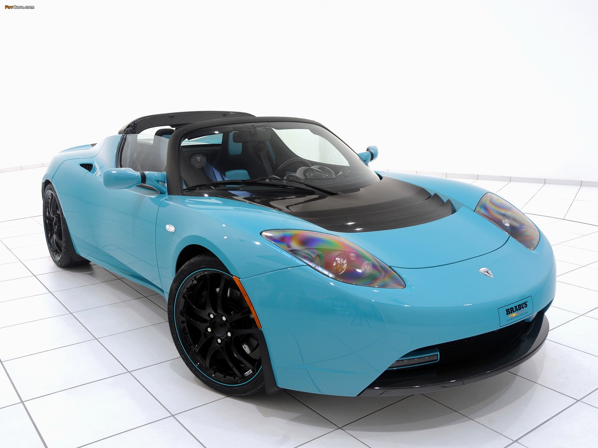 Pictures of Brabus Tesla Roadster Sport Green 2010 (2048 x 1536)