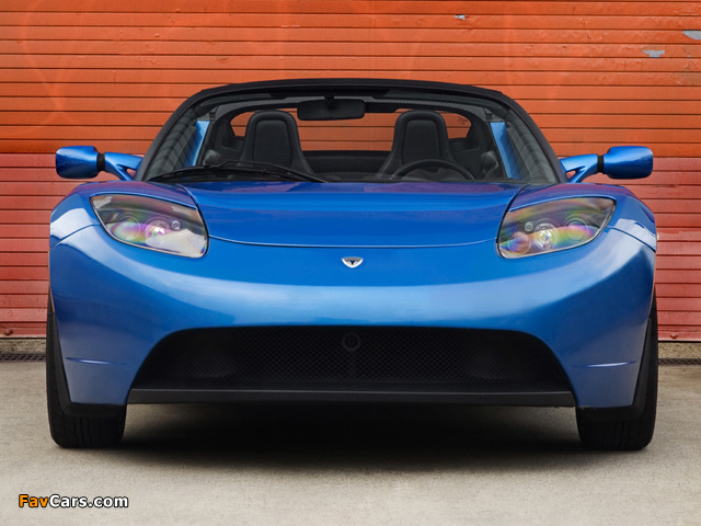 Tesla Roadster 2007–10 wallpapers (640 x 480)