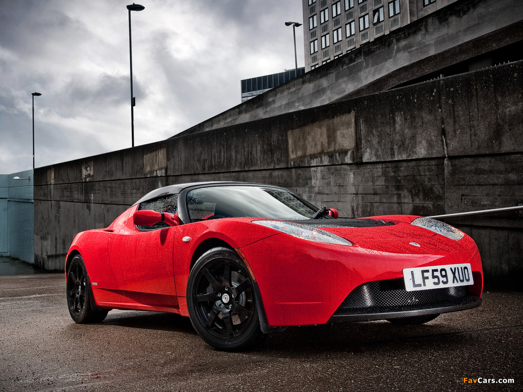 Tesla Roadster Sport UK-spec 2009–10 images (1024 x 768)