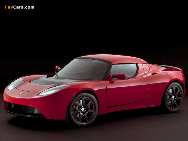 Tesla Roadster Sport 2009–10 photos (640 x 480)