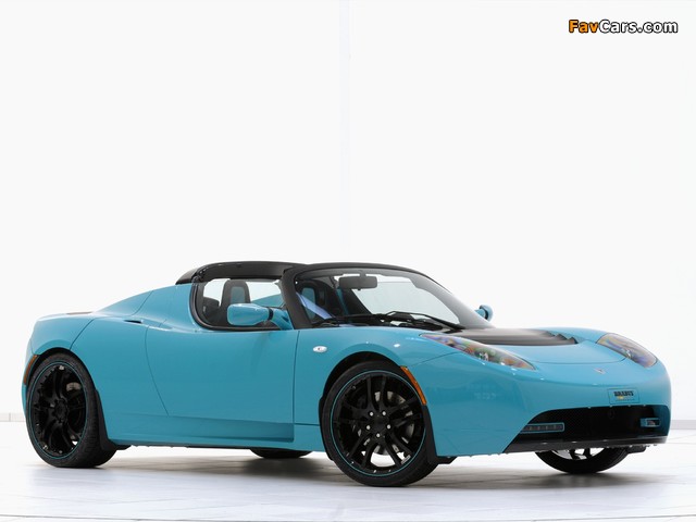 Brabus Tesla Roadster Sport Green 2010 pictures (640 x 480)