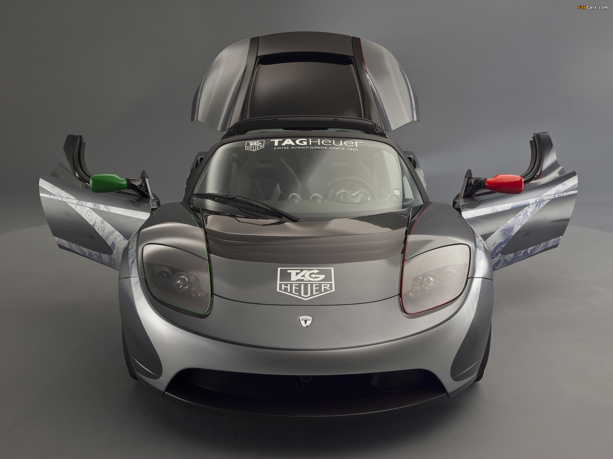 Tesla Roadster Sport TAG Heuer 2010 wallpapers (2048 x 1536)