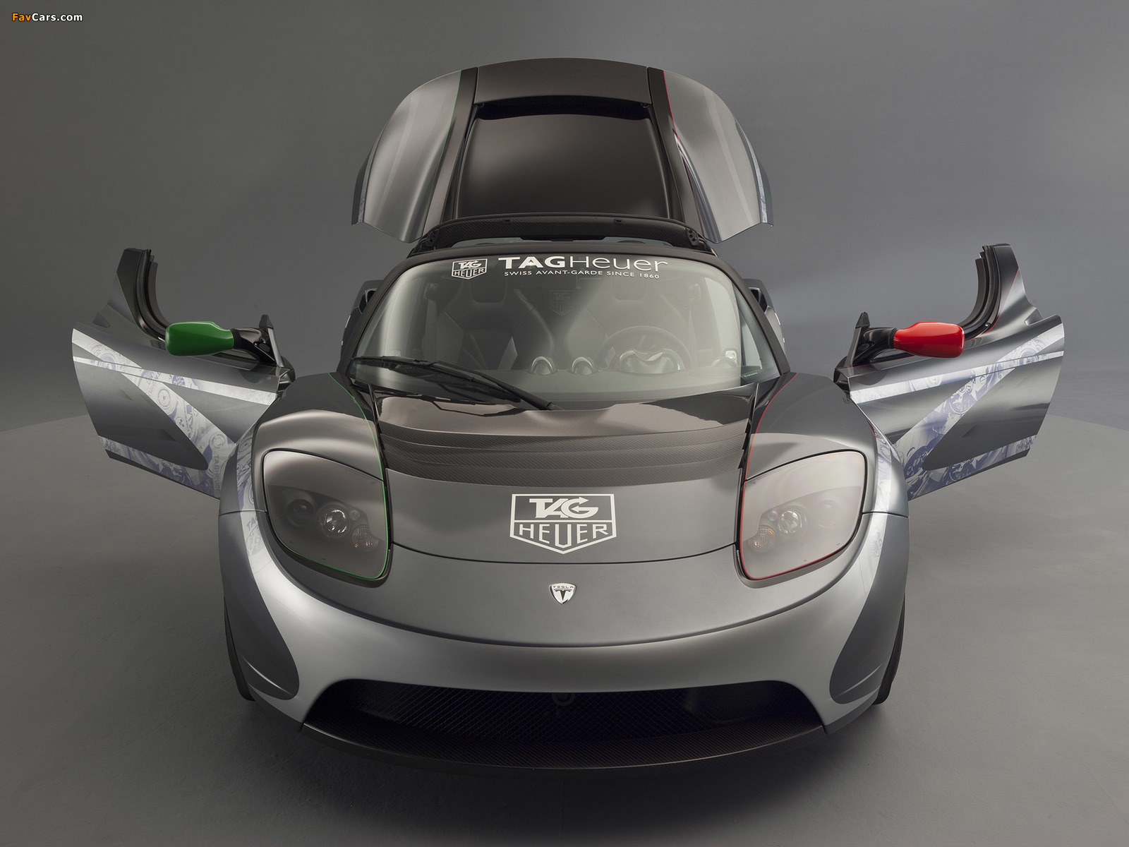 Tesla Roadster Sport TAG Heuer 2010 wallpapers (1600 x 1200)