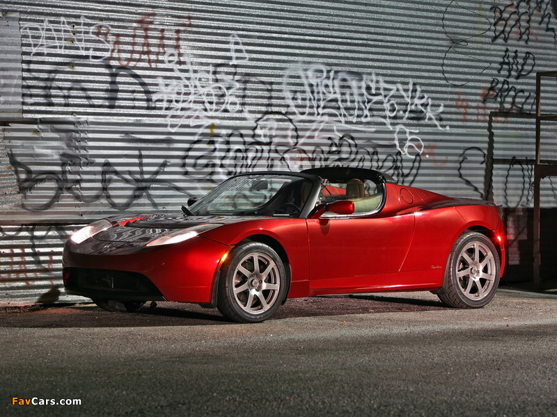 Tesla Roadster 2007–10 wallpapers (800 x 600)