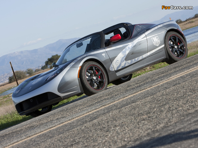 Tesla Roadster Sport TAG Heuer 2010 wallpapers (640 x 480)