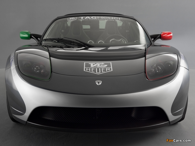 Tesla Roadster Sport TAG Heuer 2010 wallpapers (800 x 600)