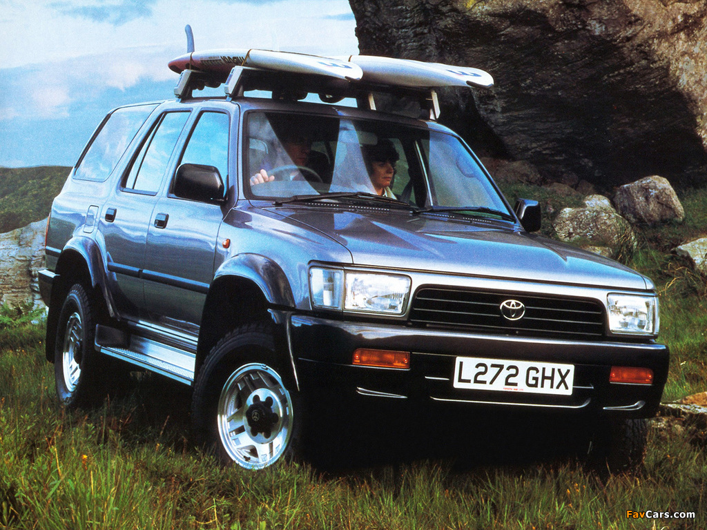 Images of Toyota 4Runner 5-door UK-spec 1992–95 (1024 x 768)