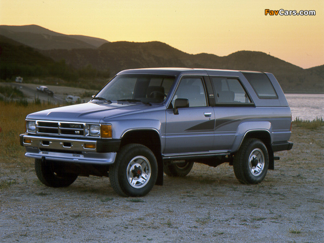 Photos of Toyota 4Runner 1986–89 (640 x 480)
