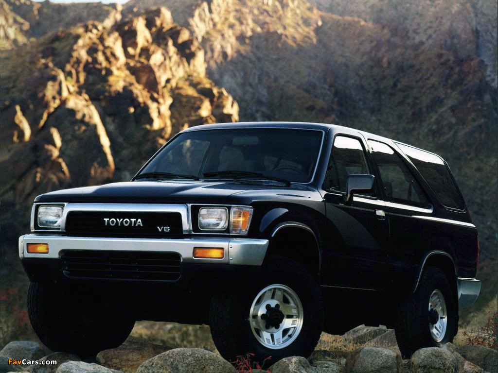 Pictures of Toyota 4Runner 3-door US-spec 1989–92 (1024 x 768)