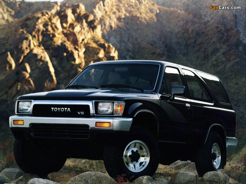 Pictures of Toyota 4Runner 3-door US-spec 1989–92 (800 x 600)