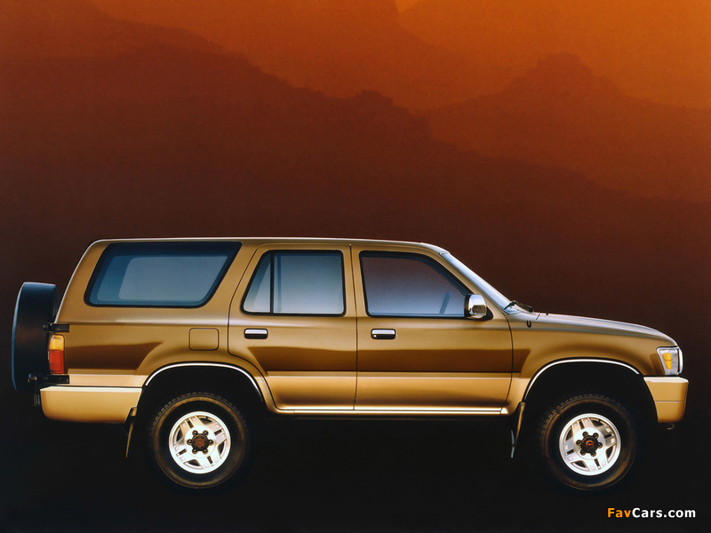 Toyota 4Runner 5-door US-spec 1989–92 photos (800 x 600)
